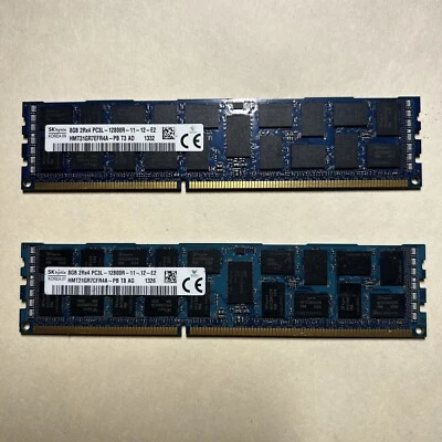 Hynix HMT31GR7CFR4C-PB 8GB DDR3 Server Memory RAM (2 Pack) - Image 1 of 4