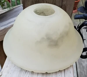 Chandelier Replacement Glass Shade 1 1/2" Center Hole Shade Alabaster Style - Picture 1 of 6