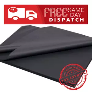 BLACK Tissue Paper Acid Free Gift Wrapping Packaging 510x760mm 500 SHEETS - Picture 1 of 1