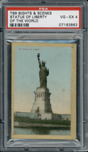 1911-12 T99 Statue de la Liberté Poignée ferraille vues et scènes PSA 4