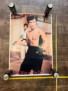 Vintage poster bruce lee the way of the dragon rare - Picture 1 of 11