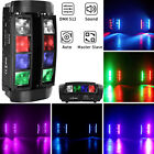 80W RGBW LED Spider Moving Head Stage Light Laser Beam DMX Disco DJ Party Light