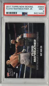 2017 Topps Now Boxing Floyd Mayweather Jr. PSA 9 Mint - Picture 1 of 2