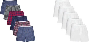 Fruit of the Loom Men's Woven Boxer Shorts Underwear - Picture 1 of 5