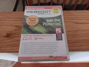 PC Webroot Sécurité Internet Scellé Neuf - Photo 1/5