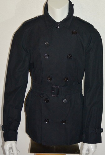 GIACCA TRENCH DOPPIO PETTO BURBERRY $1695 LONDON NUOVO CON ETICHETTE US 42 EU 52