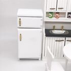 Dollhouse Miniature Kitchen Furniture Wood Refrigerator Fridge Freezer 1/12 Toy