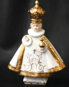Estatuilla de colección Royal Dux Infant de Praga como está - Imagen 1 de 8