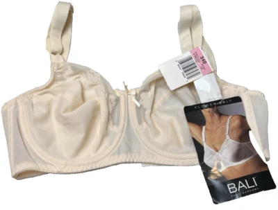 Sujetador con aros Bali flor completa 34D figura cómoda floral espalda en U mujer 0180 nuevo con etiquetas Foto 1 de 4