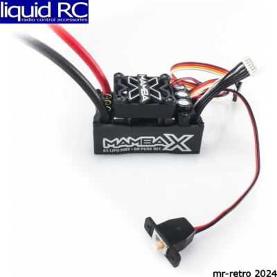 Castle Creations 010-0155-00 Mamba X Sensored 25.2v Waterproof Esc 8a Bec - Image 1 of 2