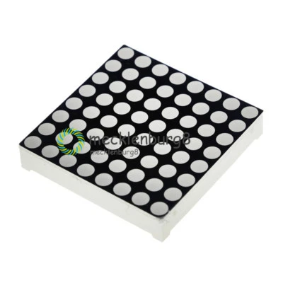 NEW 8x8 3mm Dot Matrix Display Red LED Display Common Anode NEW - Bild 1 von 4