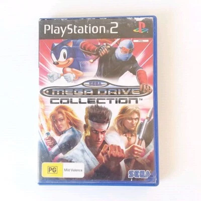 Sega Mega Drive Collection Sonic Phantasy Star PS2 Sony PlayStation Game PAL - Image 1 of 4
