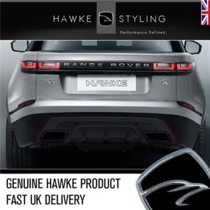 HAWKE REAR BUMPER DIFFUSER LIP R DYNAMIC LOOK BODYKIT OEM FIT RANGE ROVER VELAR - Picture 1 of 6