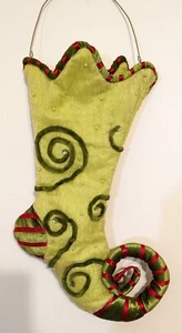 Patience Brewster Krinkles Christmas Jester Stocking Rare - Picture 1 of 2