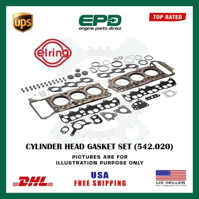 Juego de juntas de culata Elring para Mercedes-Benz Sprinter OM642 V6 3,0 L diésel Foto 1 de 2