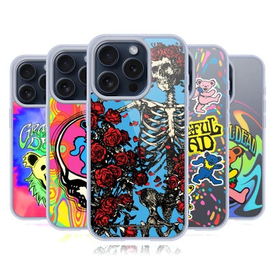 OFFICIAL GRATEFUL DEAD TRENDS SOFT GEL CASE FOR APPLE iPHONE PHONES - Image 1 of 4