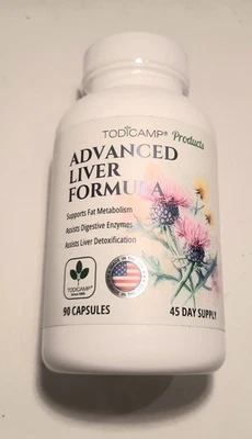 TODICAMP Salud Hepática con Cardo Mariano, Alcachofa, Soporte Hepático 90 Cápsulas Foto 1 de 4