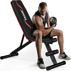 Banco Pesas Ajustable Plegable Ejercicio 800LB Gimnasio Casa Cuerpo Completo - Imagen 1 de 12