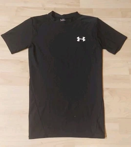 Camiseta Pullover Informal Manga Corta Under Armour Jóvenes Niños Talla M Negra - Imagen 1 de 1