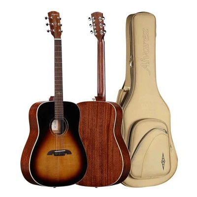 Guitarra Dreadnought Alvarez MD60EVB Toda Madera Maciza Hecha a Mano Obras Maestras Foto 1 de 4