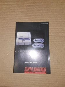 Super Nintendo SNES Bedienungsanleitung Booklet SNS-001 Original Authentic 1991 - Bild 1 von 4