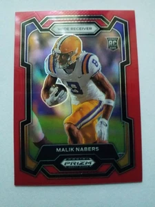 2024 Prizm Draft Picks Malik Nabers RC Red Rookie #/299 Tigers/Giants - Picture 1 of 1