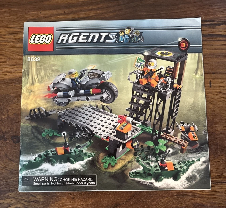 LEGO 8632 Agentes Swamp Raid - Solo manual de instrucciones Foto 1 de 1