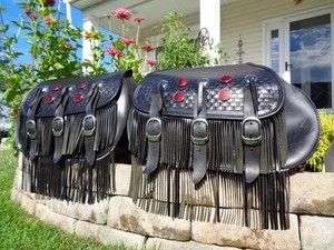 HARLEY DAVIDSON HERITAGE SPRINGER SADDLEBAGS FLSTS BLACK - Bild 1 von 21