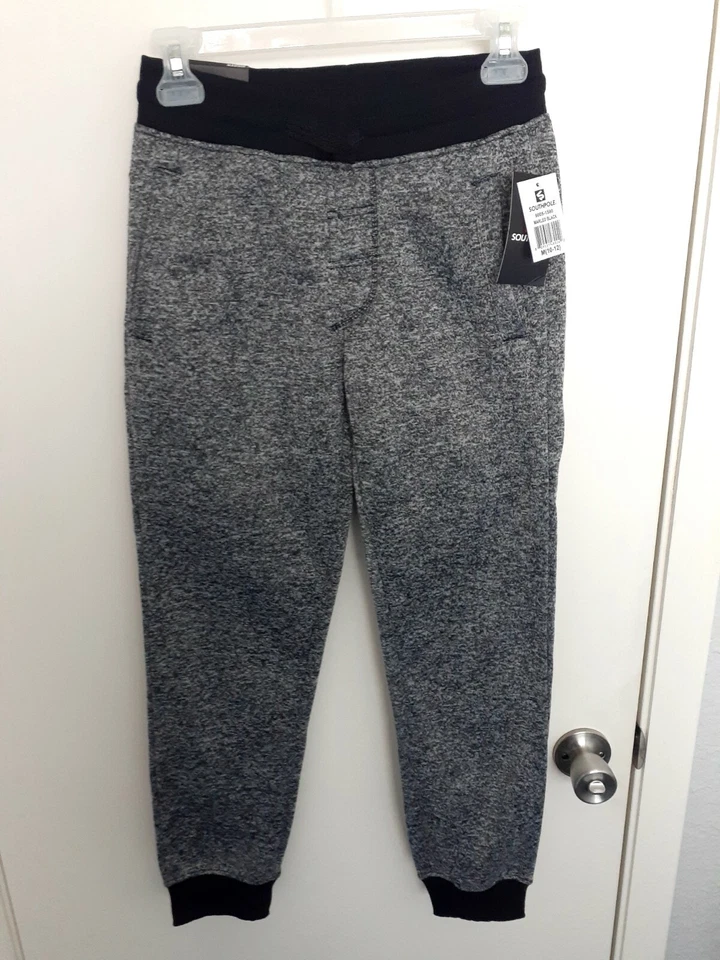 Pantalones de chándal Southpole para niños pequeños jaspeados negros MEDIANOS (10-12) NUEVOS CON ETIQUETAS Foto 1 de 4