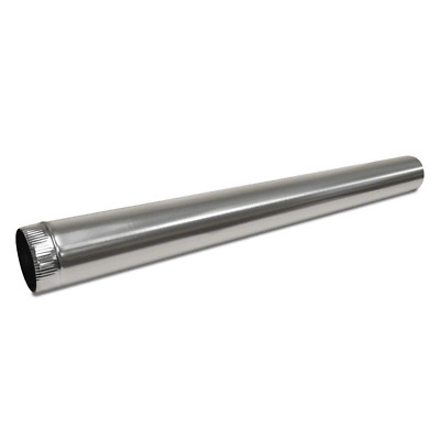 NEW 14 In. X 5 Ft. Round Galvanized Steel Metal Duct Pipe Perfect Fit • 48.90$