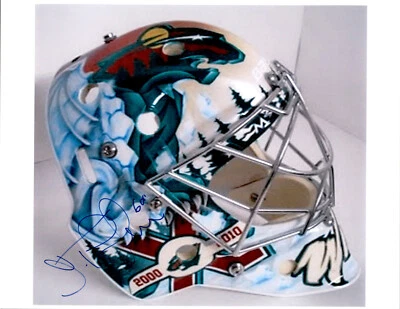 Jose Theodore Signed Autographed 8.5x11 Print At Home Photo Minnesota Wild - Image 1 of 2