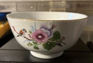 Piccola ciotola cinese vintage uccellini e fiori - Foto 1 di 4