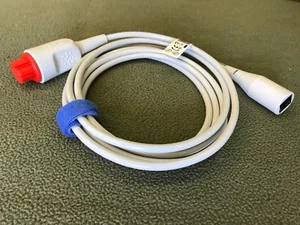 Cable invasivo de presión arterial se adapta a GE Datex Ohmeda IBP Medex Abbott CB-91095 - Imagen 1 de 5