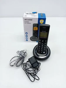 Alcatel E260 Schnurlostelefon mit Anrufbeantworter S.Voice - unvollständig - Zdjęcie 1 z 6