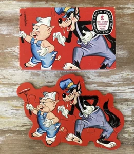 Puzzle vintage Jaymar Bantam Walt Disney anni 60 mangiamo completo - Foto 1 di 7