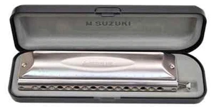 SUZUKI S-64C Chromatic Harmonica Sirius Series Long Stroke Japan New - Picture 1 of 4