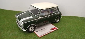 MORRIS MINI COOPER S 1964 JOHN COOPER vert toit blanc 1/16 no 1/18 SOLIDO voitur - Picture 1 of 9