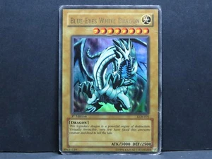 Blue-Eyes Dragon Lob-001 1. Auflage Nordamerikanisch Yugioh Karte - Bild 1 von 4
