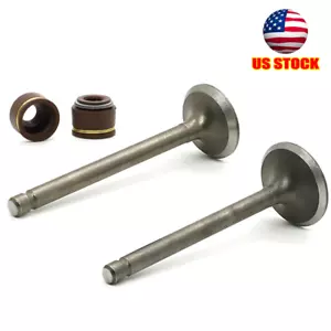 Intake/Exhaust Valve Set For Yamaha Badger 80/Raptor 80/Moto-4 100/Grizzly 80 US - Foto 1 di 10