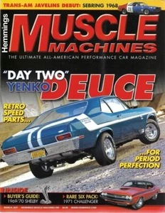 HEMMINGS MUSCLE MACHINES 2011 MAR - YENKO DEUCE, '71 CHALLENGER, '69-70 SHELBY - Imagen 1 de 1