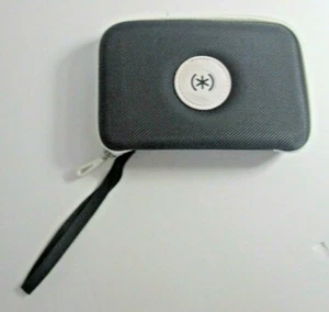 Speck Zipper Case 4" X 6" for Cell Phone Accessories Cord Gray and White - Picture 1 of 3
