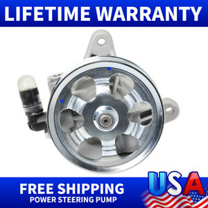 Premium Power Steering Pump With Pulley for 2003-2005 Honda Accord L4 2.4L