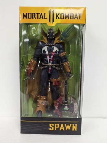McFarlane Mortal Kombat Spawn Wave 3 Bloody McFarlane Classic 7" Figure Damaged Cover