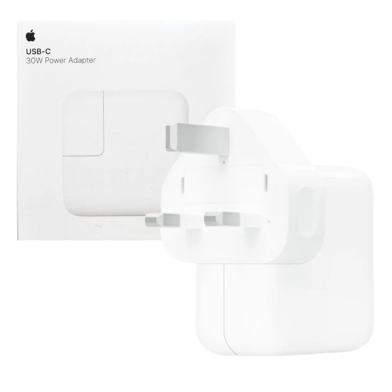 GENUINE APPLE USB-C POWER ADAPTER 30W WATT FAST CHARGE USB C WHITE - MY1W2ZP/A - Image 1 of 4