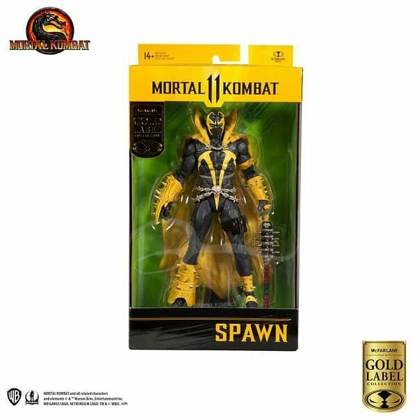 Mortal Kombat Spawn Curse of Apocalypse Gold Label 7" Figure - McFarlane Toys