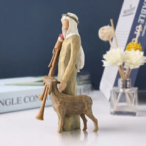 Weihnachtsgeschenk 1-teiliges Krippenset Born Scene Willow-Tree Figur $ - Bild 1 von 5