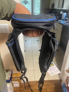Outfitters Supply TrailMax WTM671 englische Knauftaschen schwarz mit blau USA NEU - Bild 1 von 1