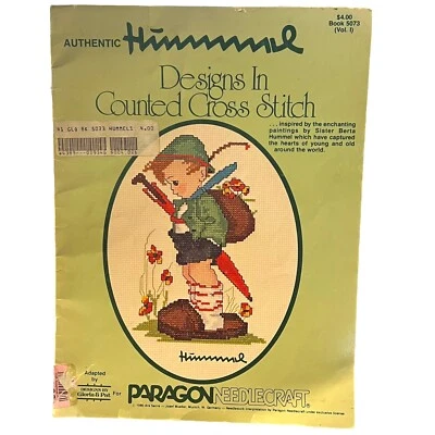 Vintage Hummel Counted Cross Stitch Pattern Book 1980 Paragon Needlecraft 5648F - Image 1 of 4