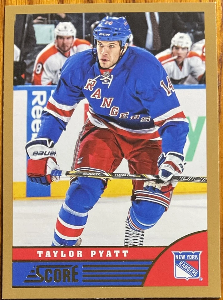 2013-14 Score Gold Taylor Pyatt #341 New York Rangers - Image 1 of 2