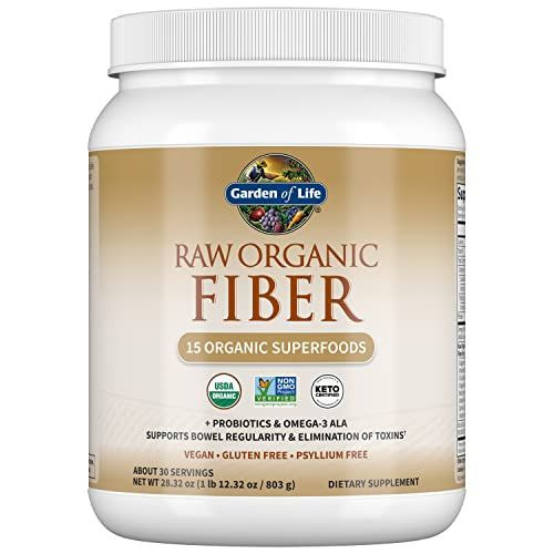 Garden of Life Fiber Supplement, Raw Organic Powder - 30 Servings, 15... 